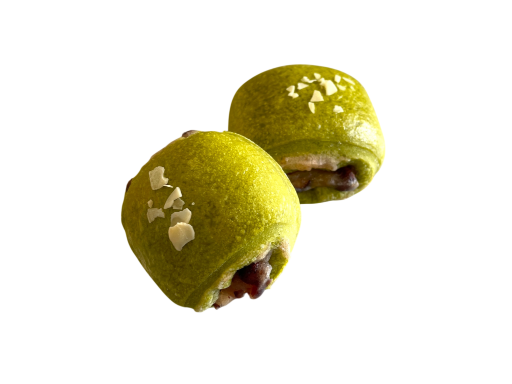 ミニパン・抹茶小豆みるく(2個入)